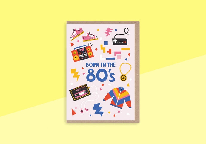 RUMBLE CARDS - Greeting card - Born in the 80s