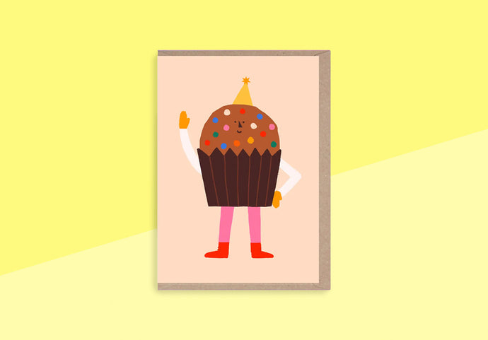 RUMBLE CARDS - Greeting card - Cupcake