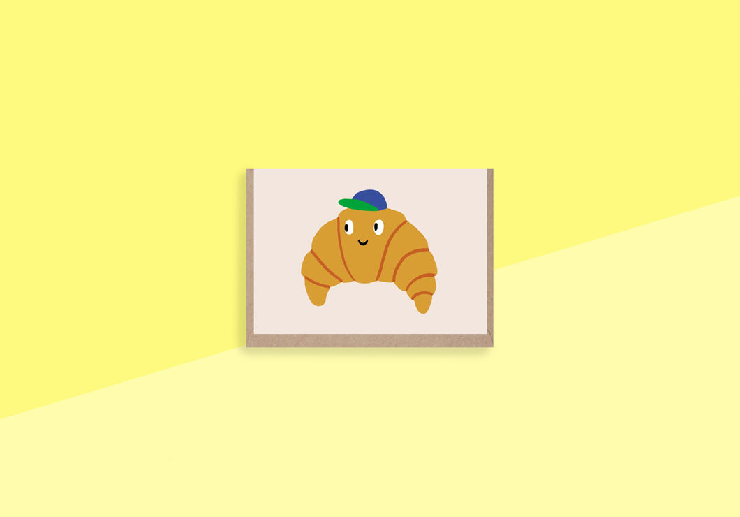 RUMBLE CARDS - A7 Grußkarte - Croissant
