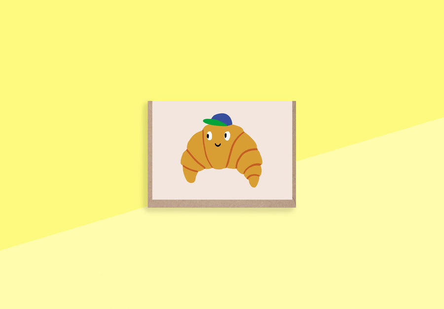 RUMBLE CARDS - A7 Grußkarte - Croissant