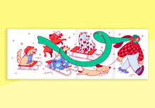 Load image into Gallery viewer, RAD &amp; YELLOW - Accordion Card - We Woof You A Merry Christmas