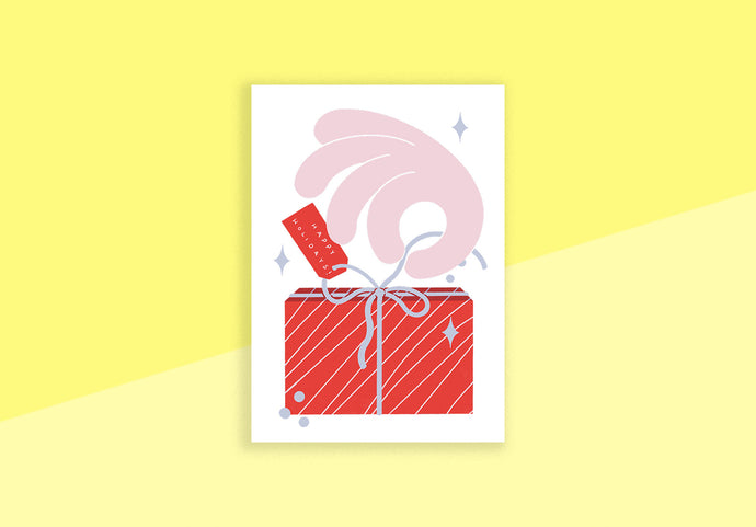 RAD & YELLOW - Greeting card - Happy Holidays
