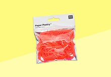 Laden Sie das Bild in den Galerie-Viewer, PAPER POETRY - Gummibaender - Neonorange