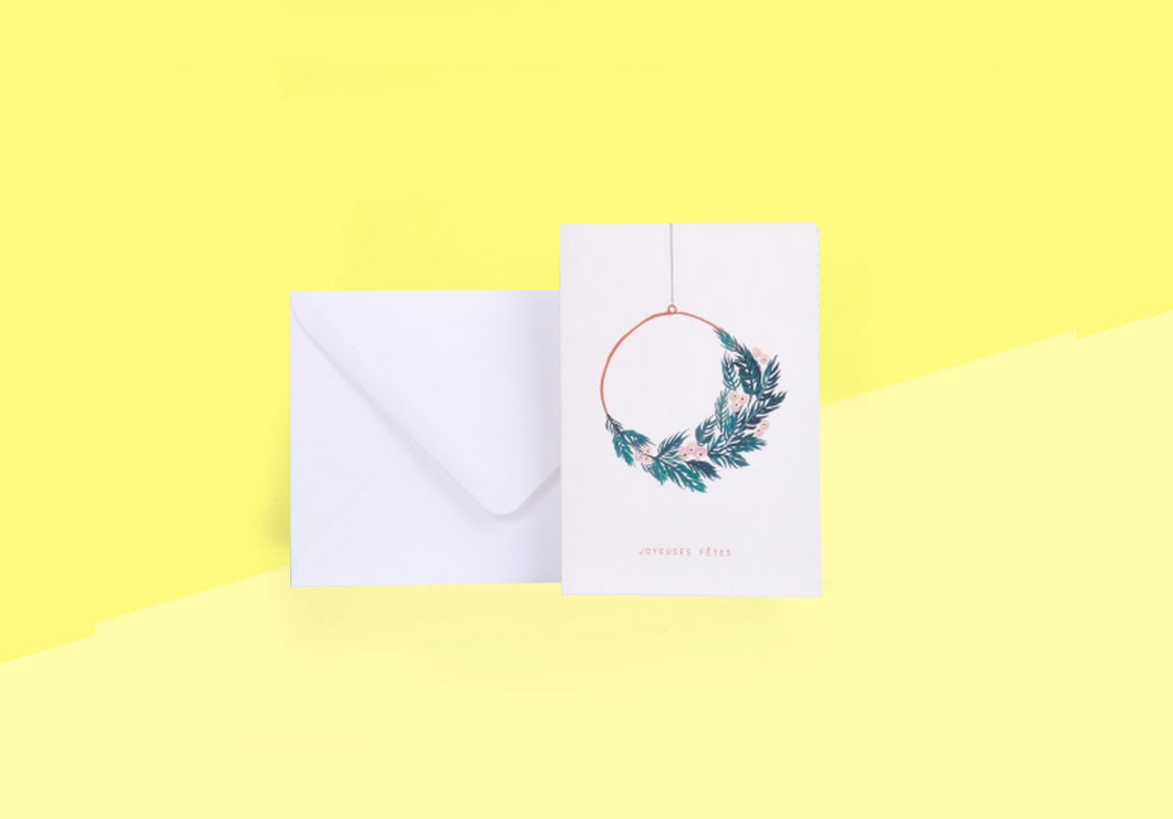 SEASON PAPER COLLECTION - Grußkarte - Couronne
