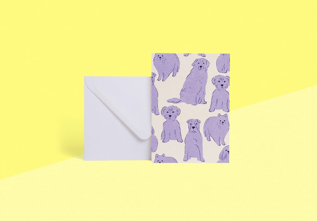 SEASON PAPER COLLECTION - Grußkarte - Chiens Chiens