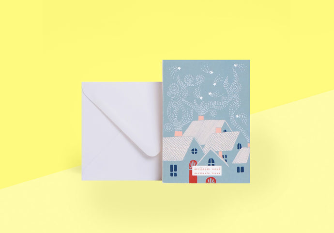 SEASON PAPER COLLECTION - Greeting card - Night lights