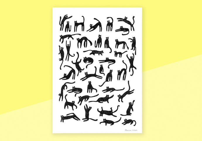 MANON VÉRET - Print A3 - Cats