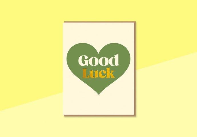 SERIF - Grußkarte - Good Luck