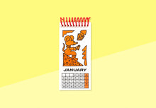 Load image into Gallery viewer, SOYBOT - Riso Calendar 2026 - Blue
