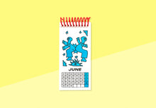 Load image into Gallery viewer, SOYBOT - Riso Calendar 2026 - Blue