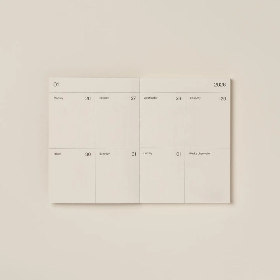 THIS MIGHT WORK - Kalender 2026 - Smaragdgrün