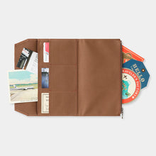 Load image into Gallery viewer, TRAVELER'S FACTORY - Notebook Cotton Zipper Case - Coffee