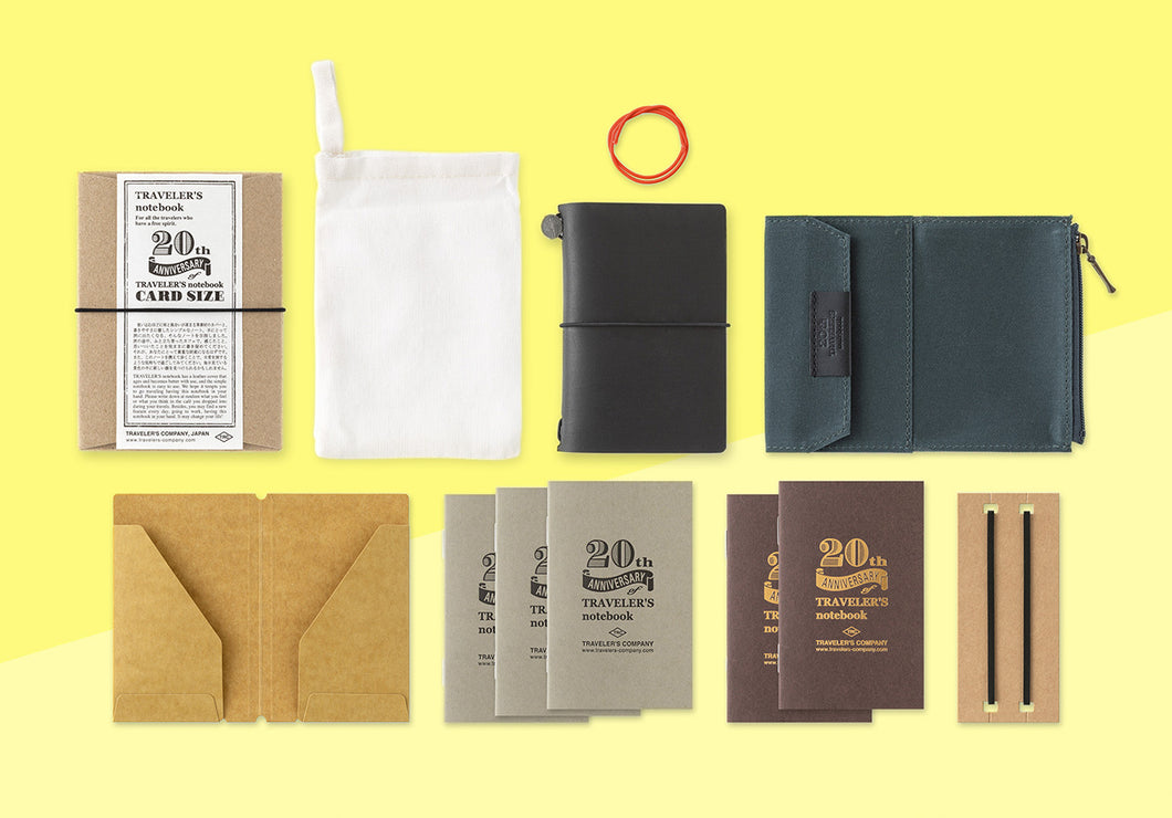 TRAVELER'S COMPANY – TRAVELER'S Notebook Card Size 20th