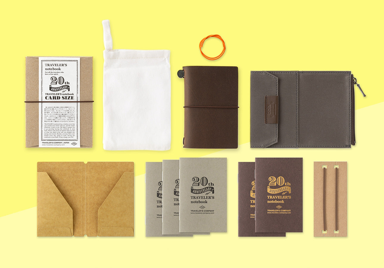 TRAVELER'S COMPANY – TRAVELER'S Notebook Card Size 20th