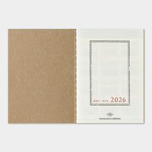 Load image into Gallery viewer, TRAVELER&#39;S COMPANY - Traveler&#39;s Notebook Passport - 2026 weekly diary