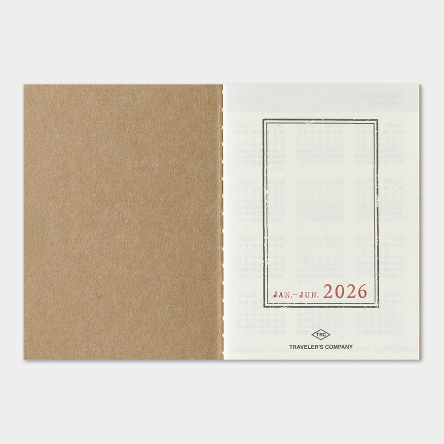 TRAVELER'S COMPANY - Traveler's Notebook Passport - 2026 weekly diary