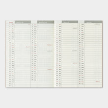 Load image into Gallery viewer, TRAVELER&#39;S COMPANY - Traveler&#39;s Notebook Passport - 2026 weekly diary
