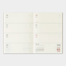 Load image into Gallery viewer, TRAVELER&#39;S COMPANY - Traveler&#39;s Notebook Passport - 2026 weekly diary