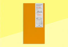 Load image into Gallery viewer, TRAVELER&#39;S COMPANY - Traveler&#39;s Notebook Regular - 2025 weekly vertical diary