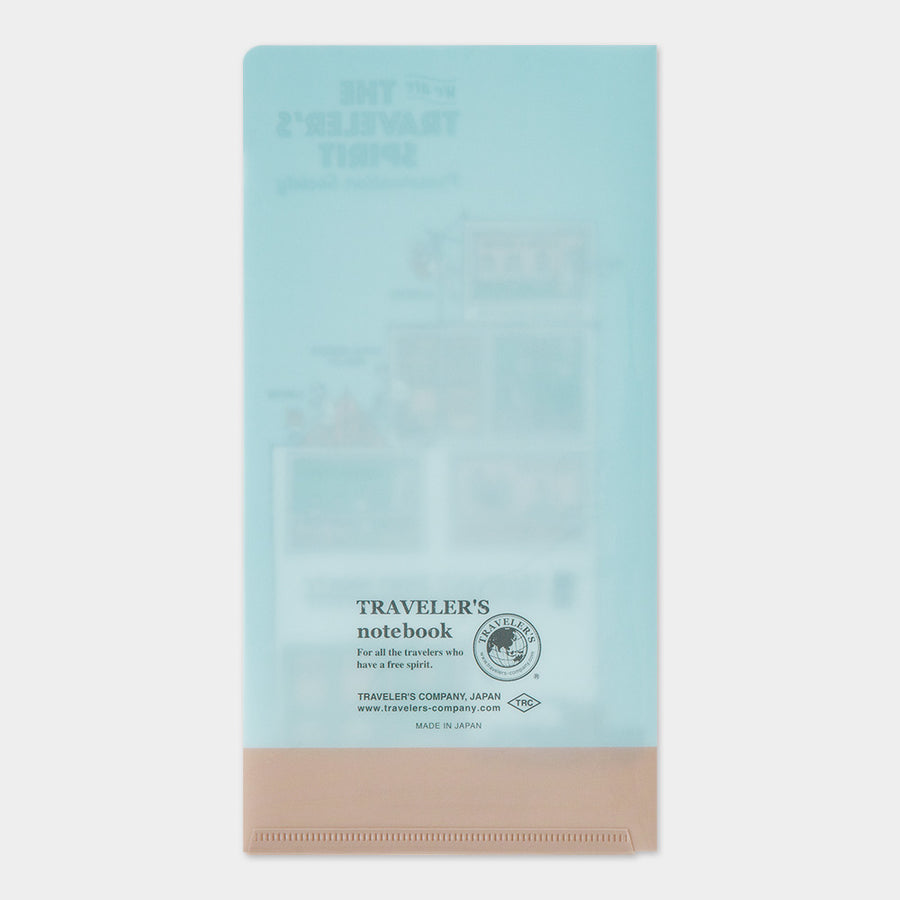 TRAVELER'S COMPANY - Traveler's Notebook Regular - 2026 Clear Folder