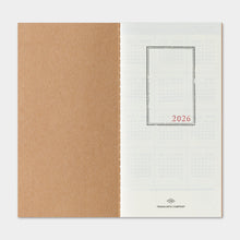 Load image into Gallery viewer, TRAVELER&#39;S COMPANY - Traveler&#39;s Notebook Regular - 2026 monthly diary