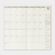 Load image into Gallery viewer, TRAVELER&#39;S COMPANY - Traveler&#39;s Notebook Regular - 2026 monthly diary