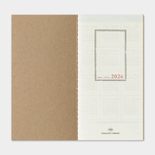 Load image into Gallery viewer, TRAVELER&#39;S COMPANY - Traveler&#39;s Notebook Regular - 2026 weekly + memo diary