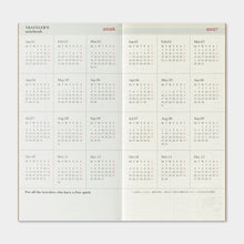Load image into Gallery viewer, TRAVELER&#39;S COMPANY - Traveler&#39;s Notebook Regular - 2026 weekly + memo diary