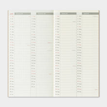 Load image into Gallery viewer, TRAVELER&#39;S COMPANY - Traveler&#39;s Notebook Regular - 2026 weekly + memo diary