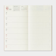 Load image into Gallery viewer, TRAVELER&#39;S COMPANY - Traveler&#39;s Notebook Regular - 2026 weekly + memo diary