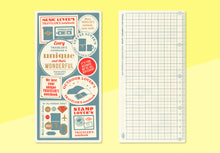 Laden Sie das Bild in den Galerie-Viewer, TRAVELER'S COMPANY - Traveler's Notebook Regular - 2027 Plastik Schreibunterlage