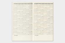Laden Sie das Bild in den Galerie-Viewer, TRAVELER’S COMPANY - Traveler’s Notebook Regular - 2027 Monatskalender