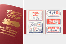 Load image into Gallery viewer, TRAVELER&#39;S COMPANY – LOVE AND TRIP - Traveler&#39;s Notebook Passport Refill