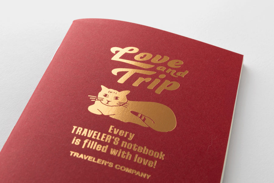 TRAVELER'S COMPANY – LOVE AND TRIP - Traveler's Notebook Passport Refill