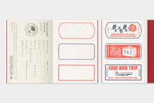 Load image into Gallery viewer, TRAVELER&#39;S COMPANY – LOVE AND TRIP - Traveler&#39;s Notebook Passport Refill