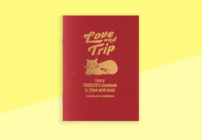 TRAVELER'S COMPANY – LOVE AND TRIP - Traveler's Notebook Passport Refill