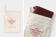 Load image into Gallery viewer, TRAVELER&#39;S COMPANY – LOVE AND TRIP - Traveler&#39;s Notebook Passport red