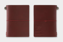 Load image into Gallery viewer, TRAVELER&#39;S COMPANY – LOVE AND TRIP - Traveler&#39;s Notebook Passport red