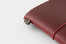 Load image into Gallery viewer, TRAVELER&#39;S COMPANY – LOVE AND TRIP - Traveler&#39;s Notebook Passport red