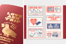 Load image into Gallery viewer, TRAVELER&#39;S COMPANY – LOVE AND TRIP - Traveler&#39;s Notebook Regular Refill