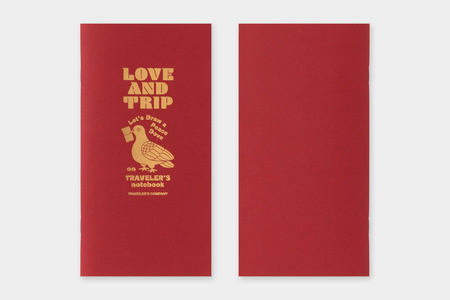 TRAVELER'S COMPANY – LOVE AND TRIP - Traveler's Notebook Regular Refill