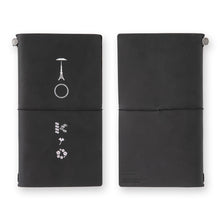 Laden Sie das Bild in den Galerie-Viewer, TRAVELER&#39;S COMPANY – TOKYO EDITION - Traveler&#39;s Notebook Regular Black