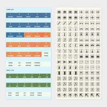 Load image into Gallery viewer, TRAVELER&#39;S COMPANY - Traveler&#39;s Notebook - 2026 Customized Sticker Set