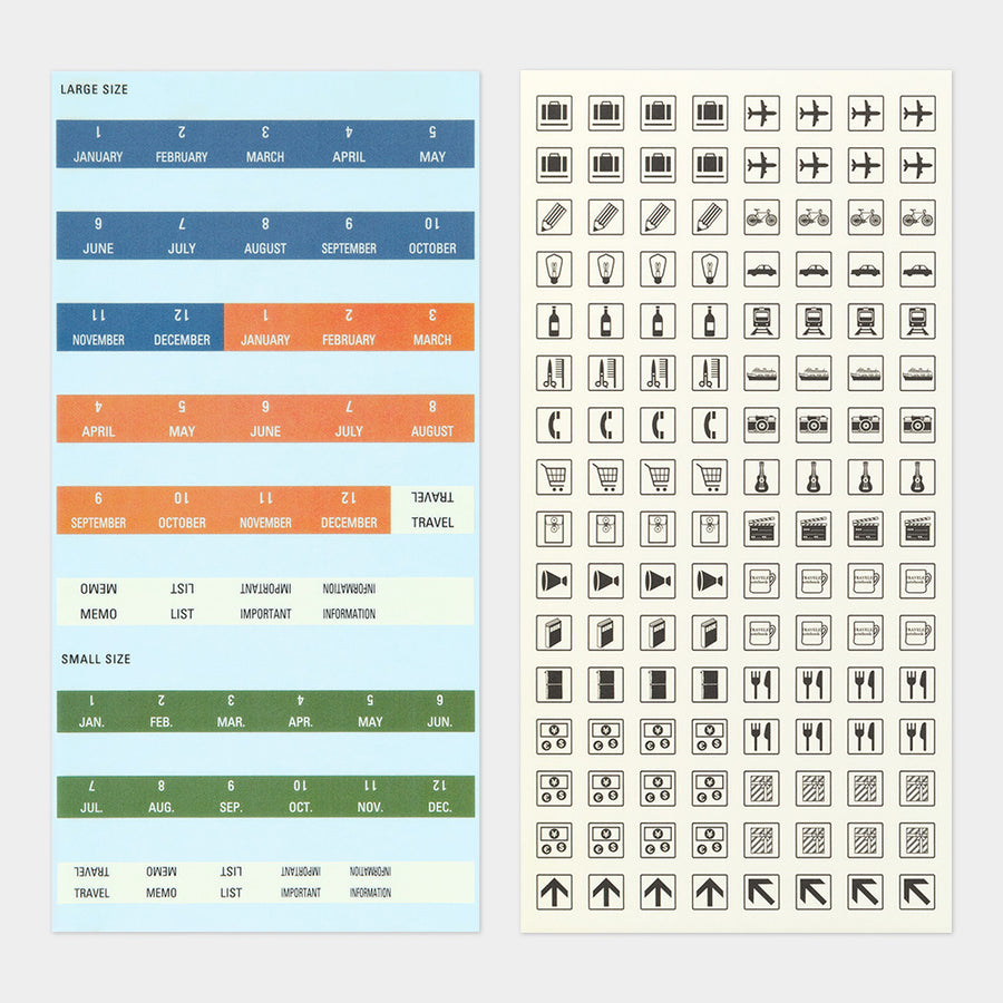TRAVELER'S COMPANY - Traveler's Notebook - 2026 Customized Sticker Set