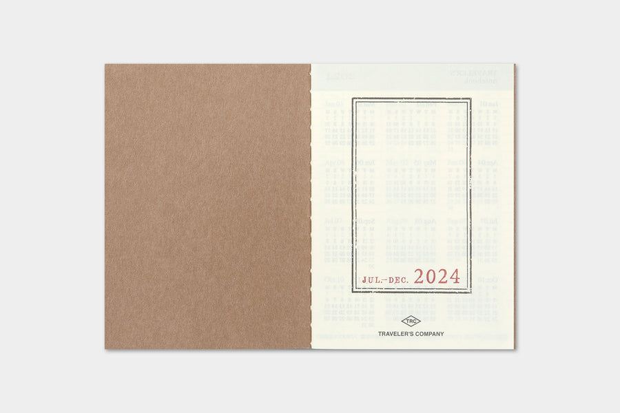 TRAVELER'S COMPANY - Traveler's Notebook Passport - 2024 weekly diary