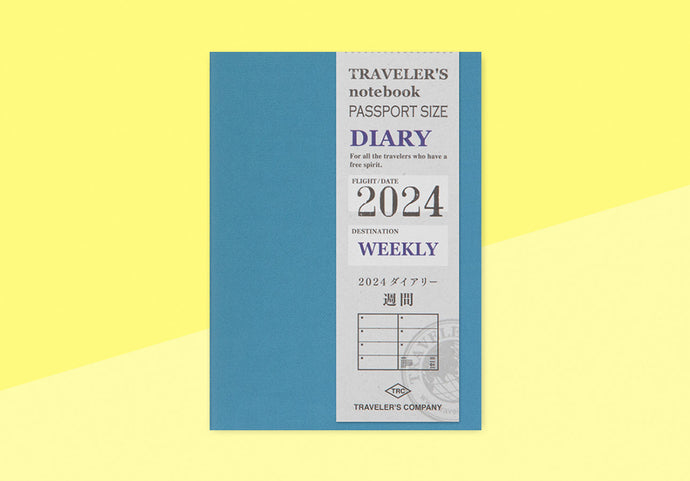 TRAVELER'S COMPANY - Traveler's Notebook Passport - 2024 weekly diary