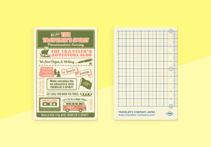 TRAVELER'S COMPANY - Traveler's Notebook Passport - 2026 Plastic Sheet