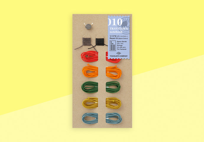 TRAVELER'S COMPANY – Traveler's Notebook Regular – 010 Repair Kit - Spare Colors