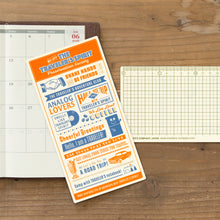 Load image into Gallery viewer, TRAVELER&#39;S COMPANY - Traveler&#39;s Notebook Regular - 2026 Plastic Sheet