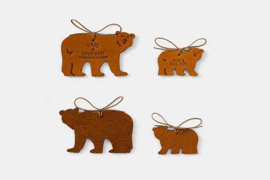 TRAVELER'S FACTORY - Limited Edition - Leather Bear Tag